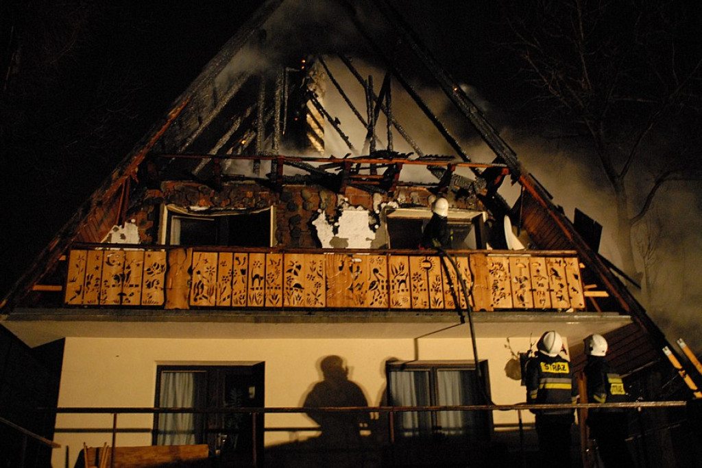 Pożar: Pensjonat Marysieńka w Zakopanem