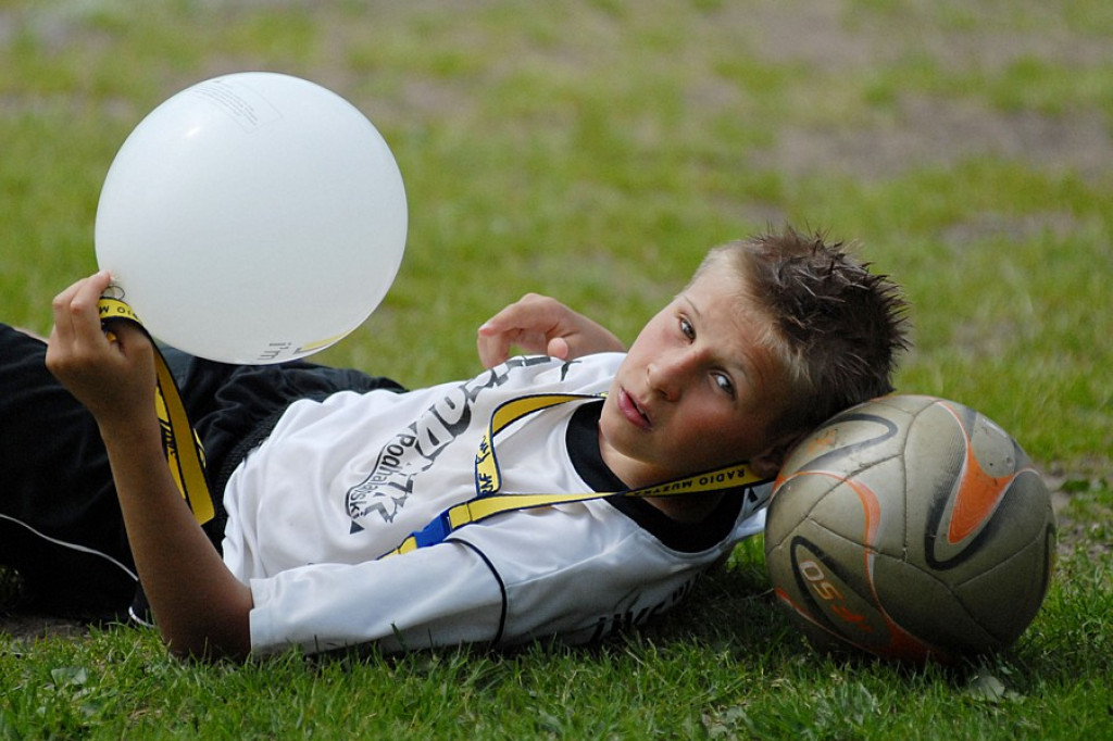 Piłkarski Dzień Dziecka na stadionie COS