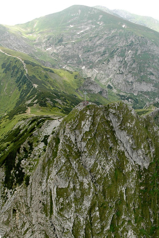 Giewont i Kasprowy Wierch z lotu ptaka