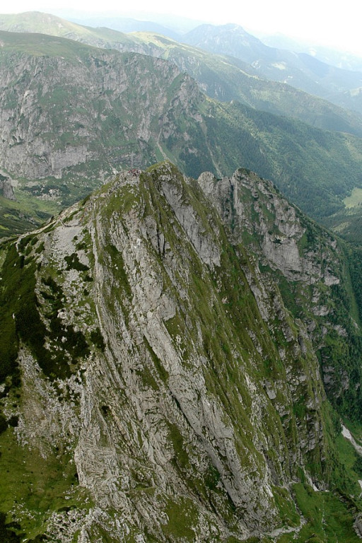 Giewont i Kasprowy Wierch z lotu ptaka