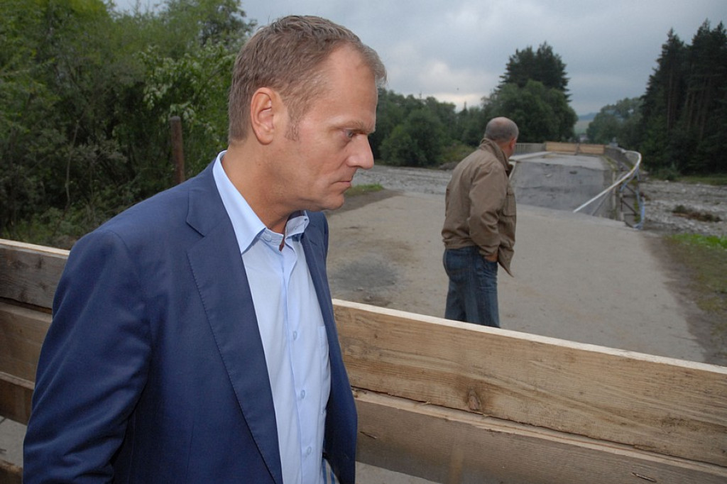 Premier Donald Tusk z wizytą w Nowej Białej