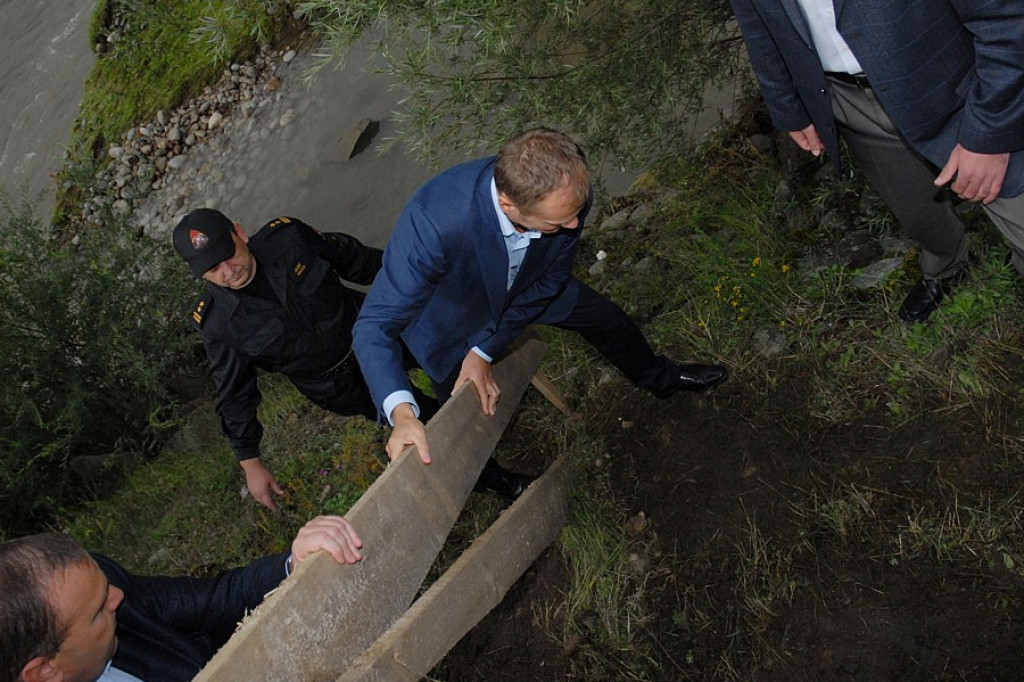 Premier Donald Tusk z wizytą w Nowej Białej