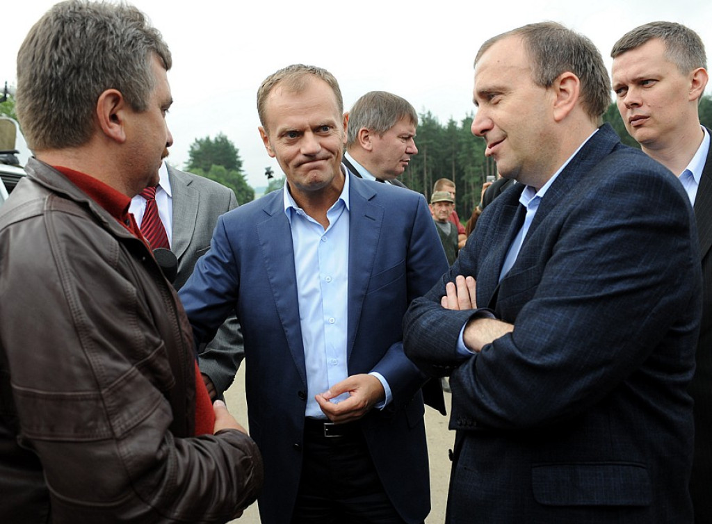 Premier Donald Tusk z wizytą w Nowej Białej