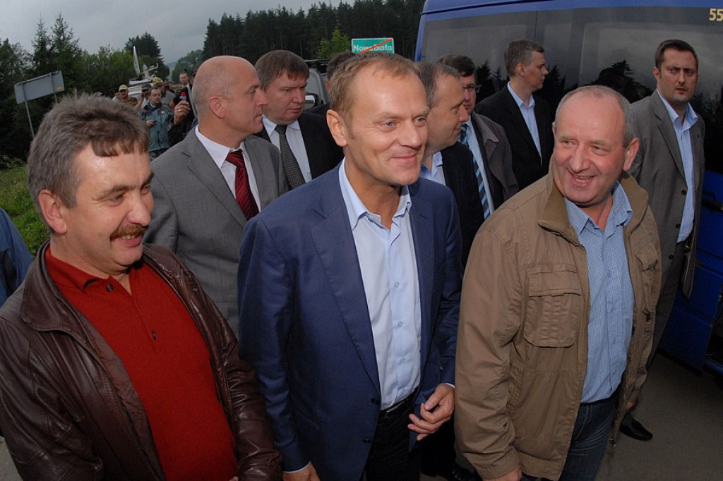 Premier Donald Tusk z wizytą w Nowej Białej