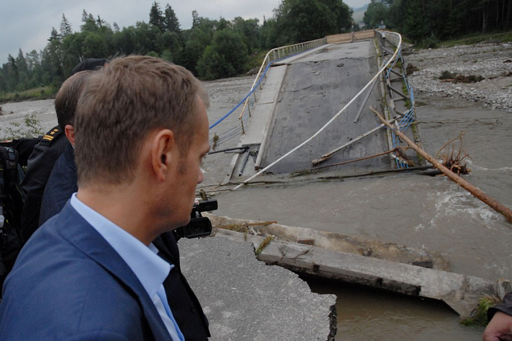 Premier Donald Tusk z wizytą w Nowej Białej