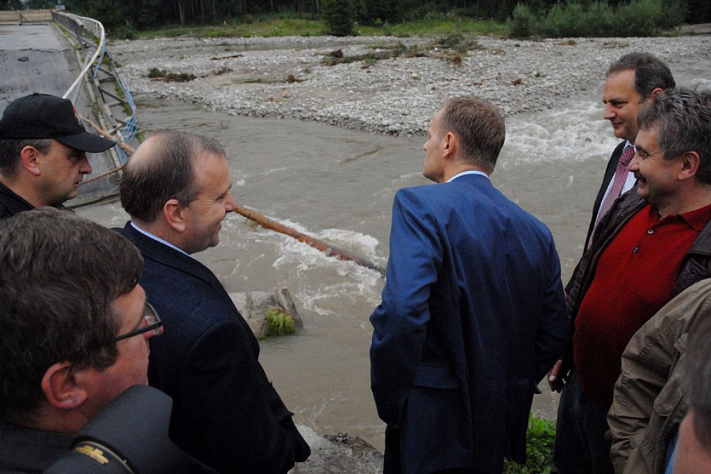 Premier Donald Tusk z wizytą w Nowej Białej