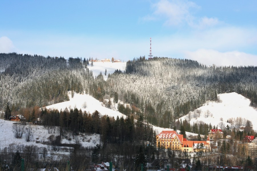 Zima w Tatrach i na Krupówkach