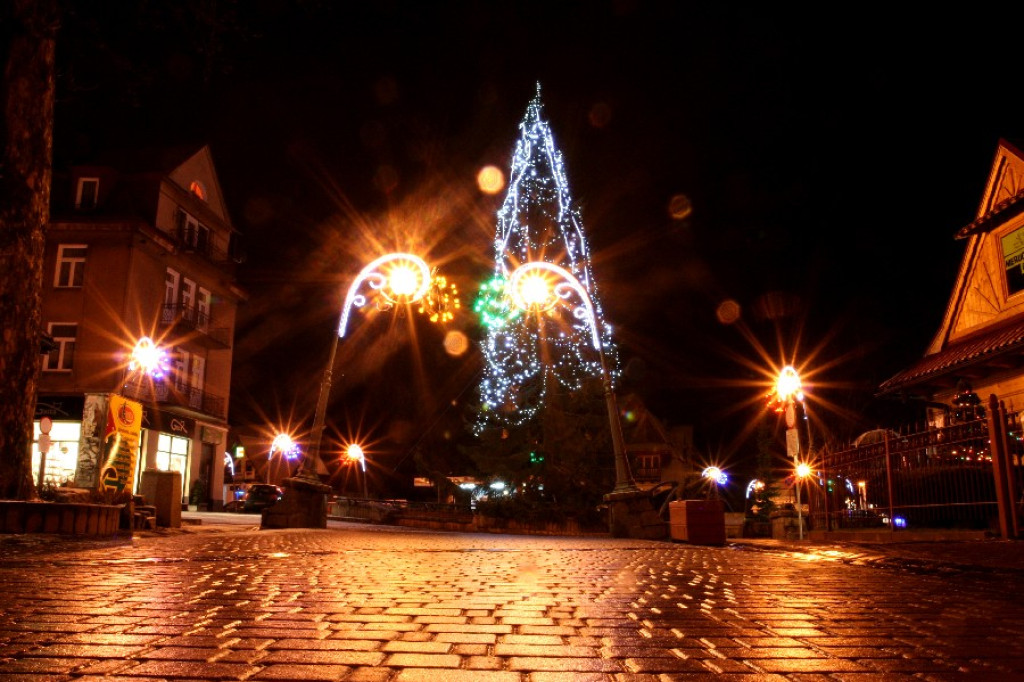 Zakopane już w świątecznych dekoracjach