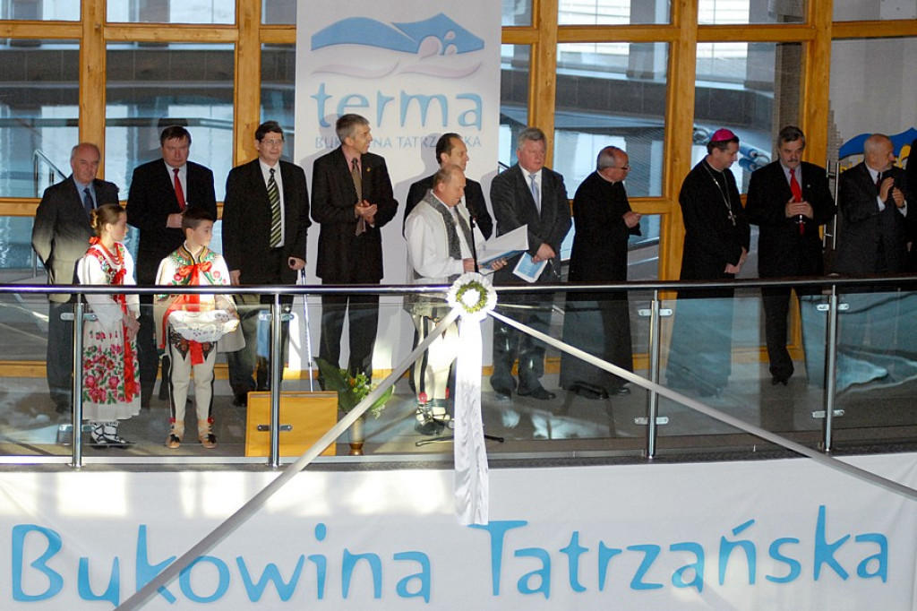 Termy w Bukowinie Tatrzańskiej: Uroczystość otwarcia