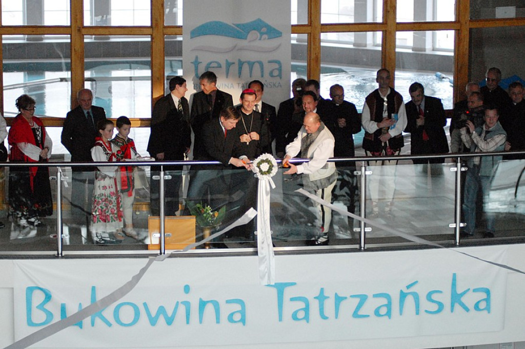 Termy w Bukowinie Tatrzańskiej: Uroczystość otwarcia
