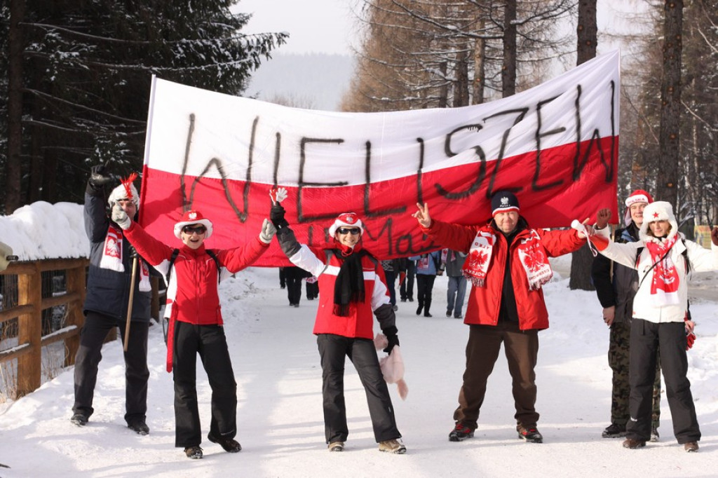 Kolorowe skoki. Kolorowy Puchar. Kolorowi kibice