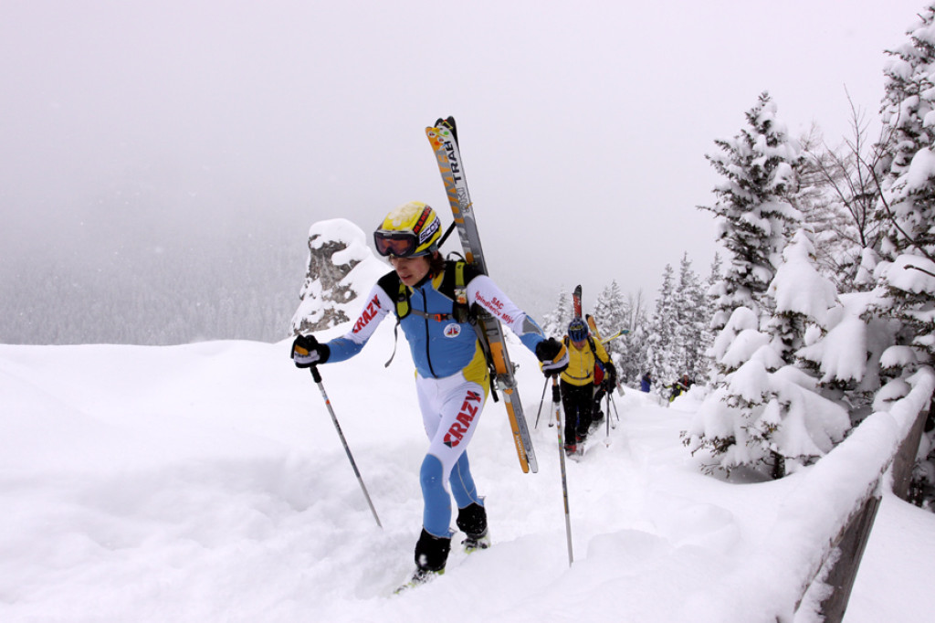 Ski-alpiniści na trasie