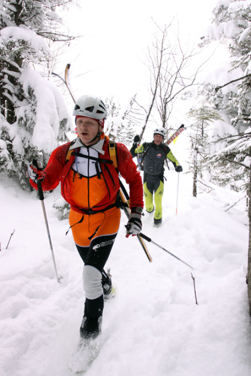 Ski-alpiniści na trasie