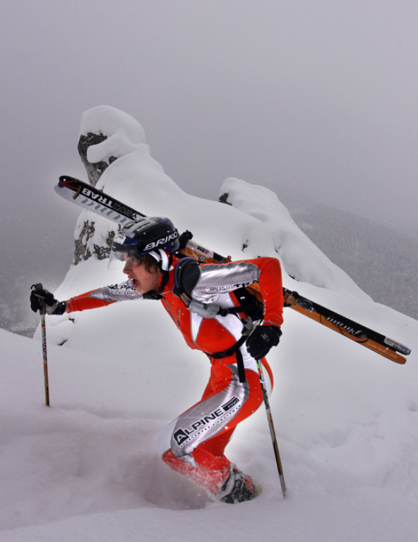 Ski-alpiniści na trasie