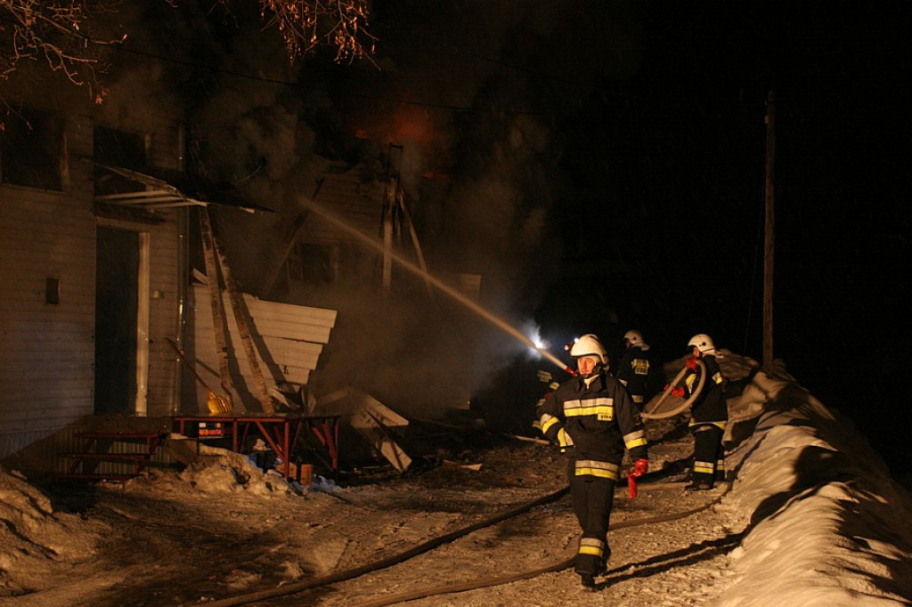 „Beskid” w płomieniach