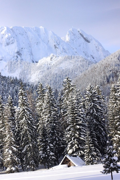 Tatry: Poranek ze słońcem