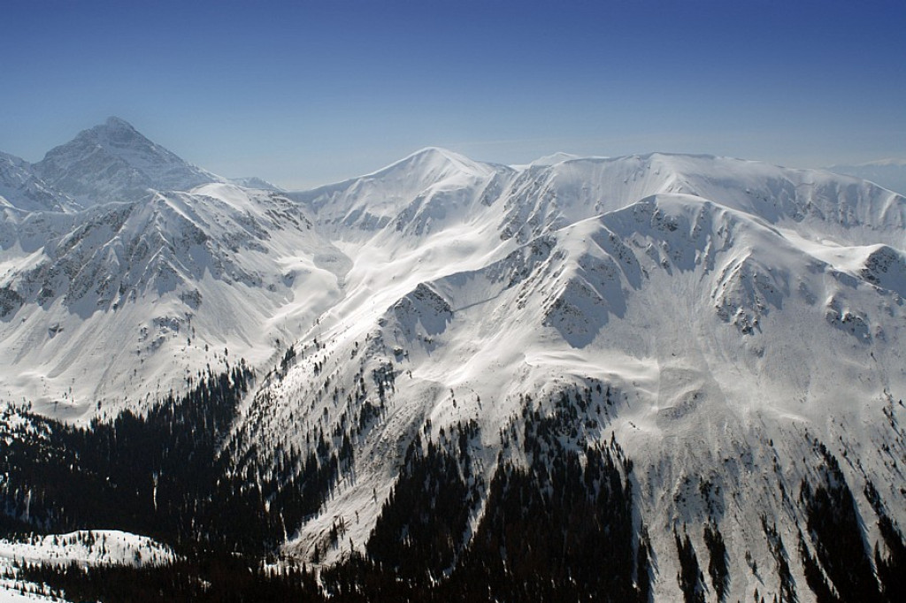 Tatry z lotu ptaka