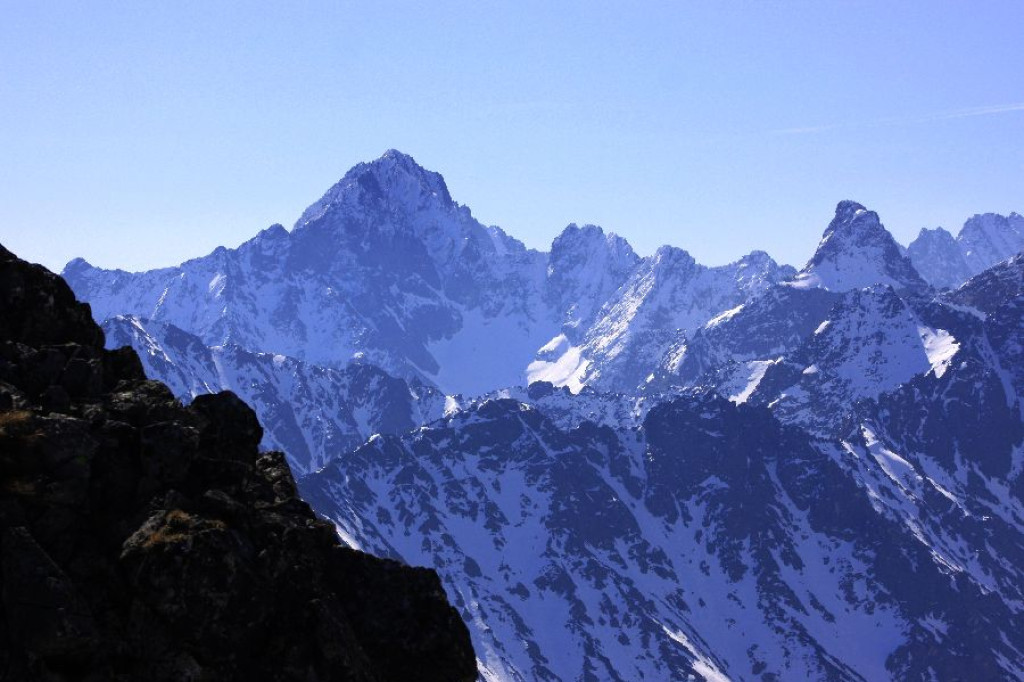 Tatrzańskie panoramy z Krzyżnego