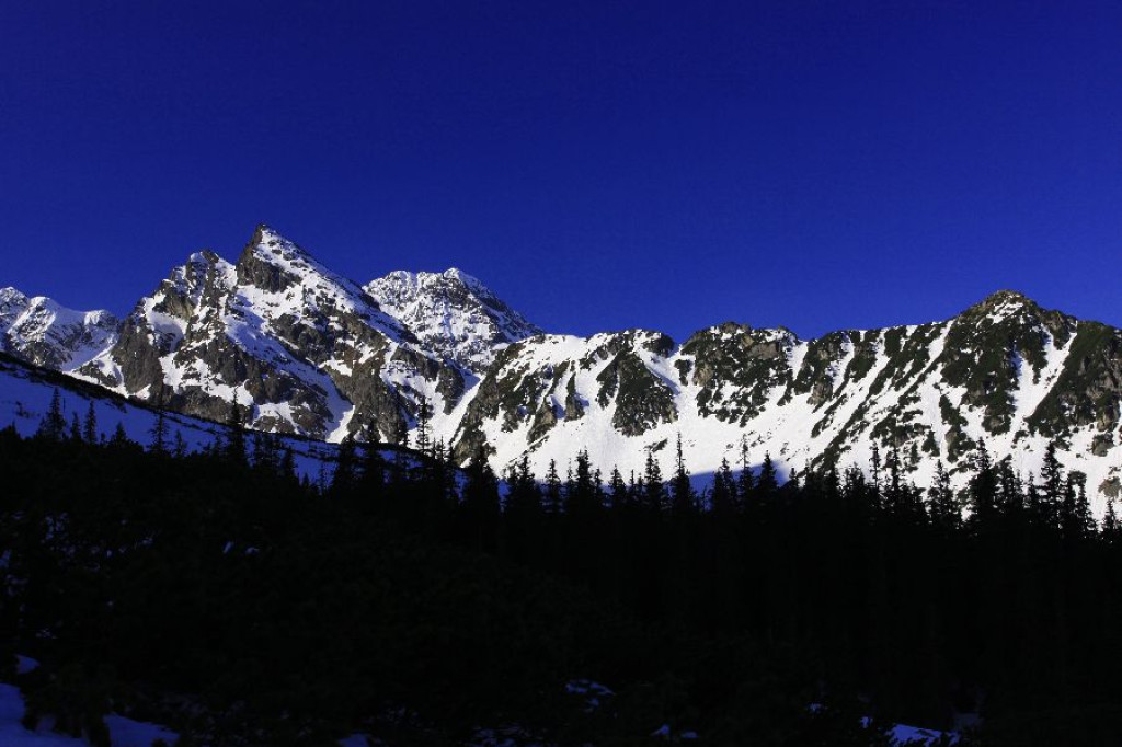 Tatrzańskie panoramy z Krzyżnego
