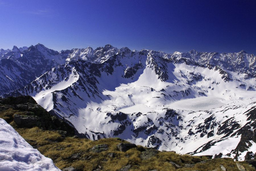 Tatrzańskie panoramy z Krzyżnego