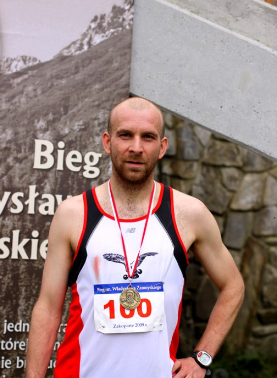 Michał Zacharko pierwszy na mecie