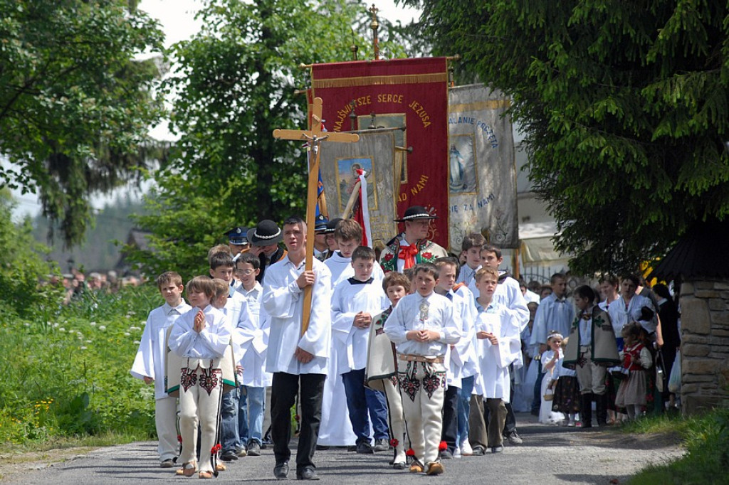 Boże Ciało: Procesja w Kościelisku