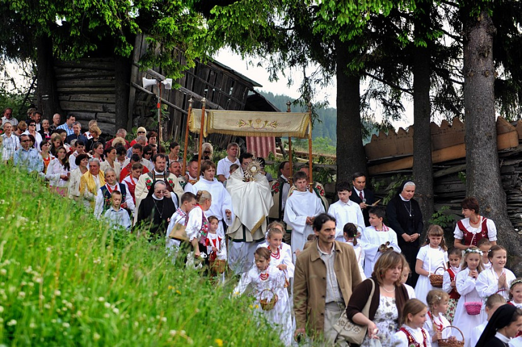 Boże Ciało: Procesja w Kościelisku