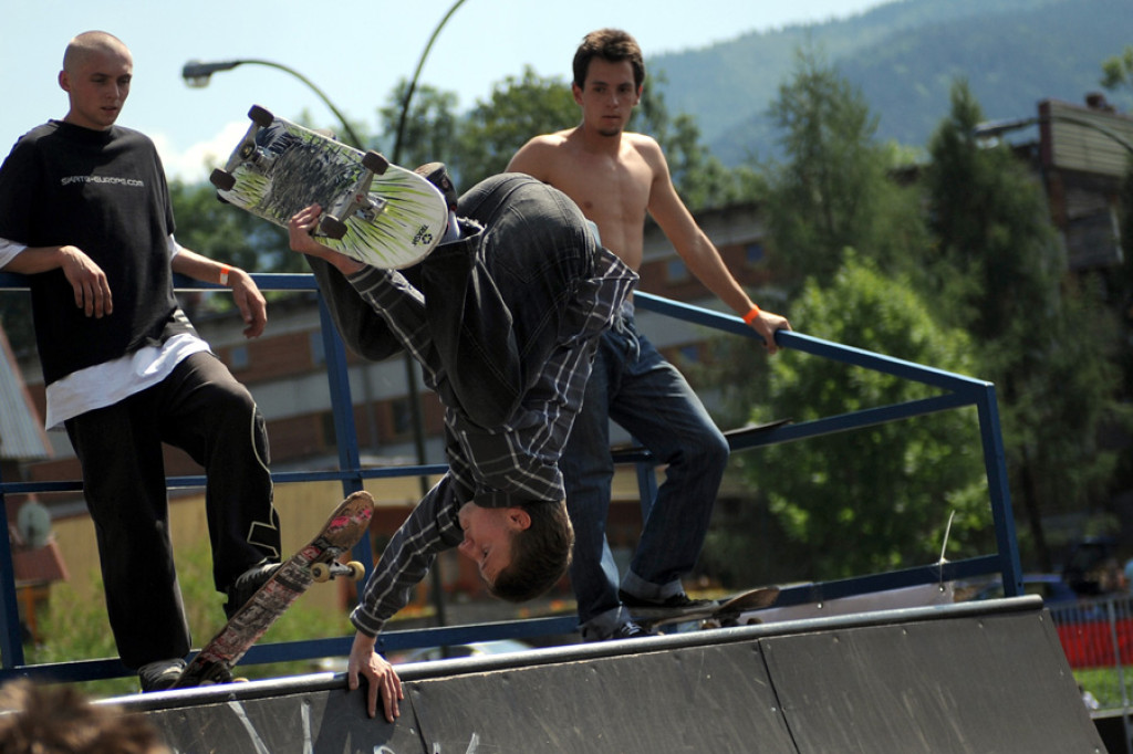 Deskorolkarze opanowali Zakopane