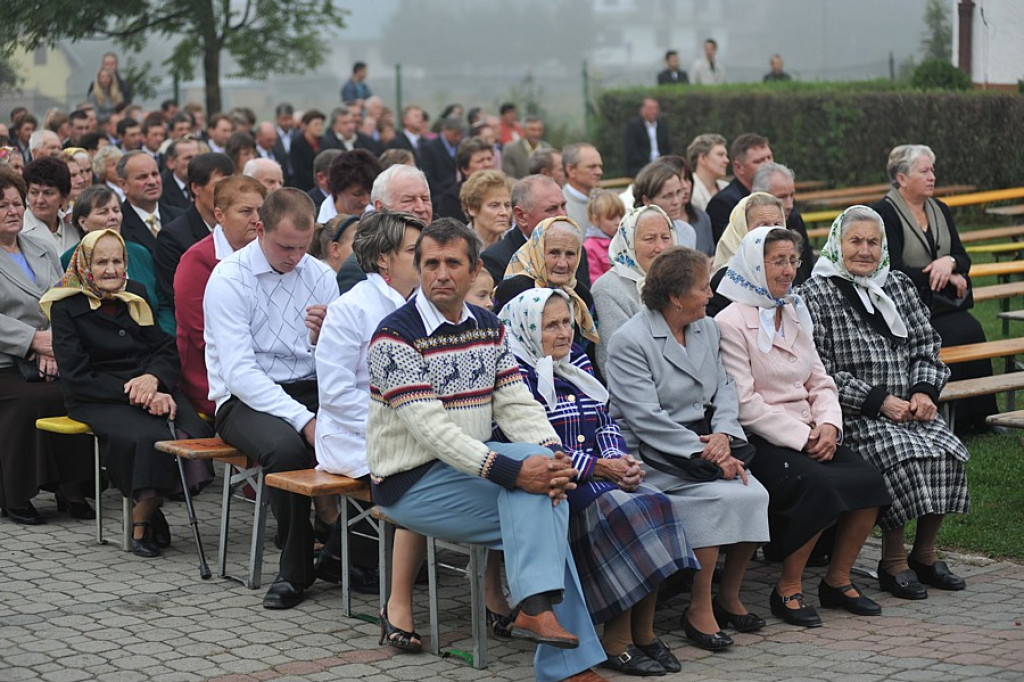 OSP Lipnica Wielka - Murowanica z nowym sztandarem