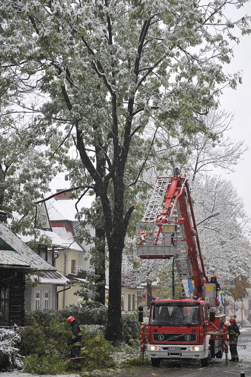 Pierwszy śnieg na Podhalu