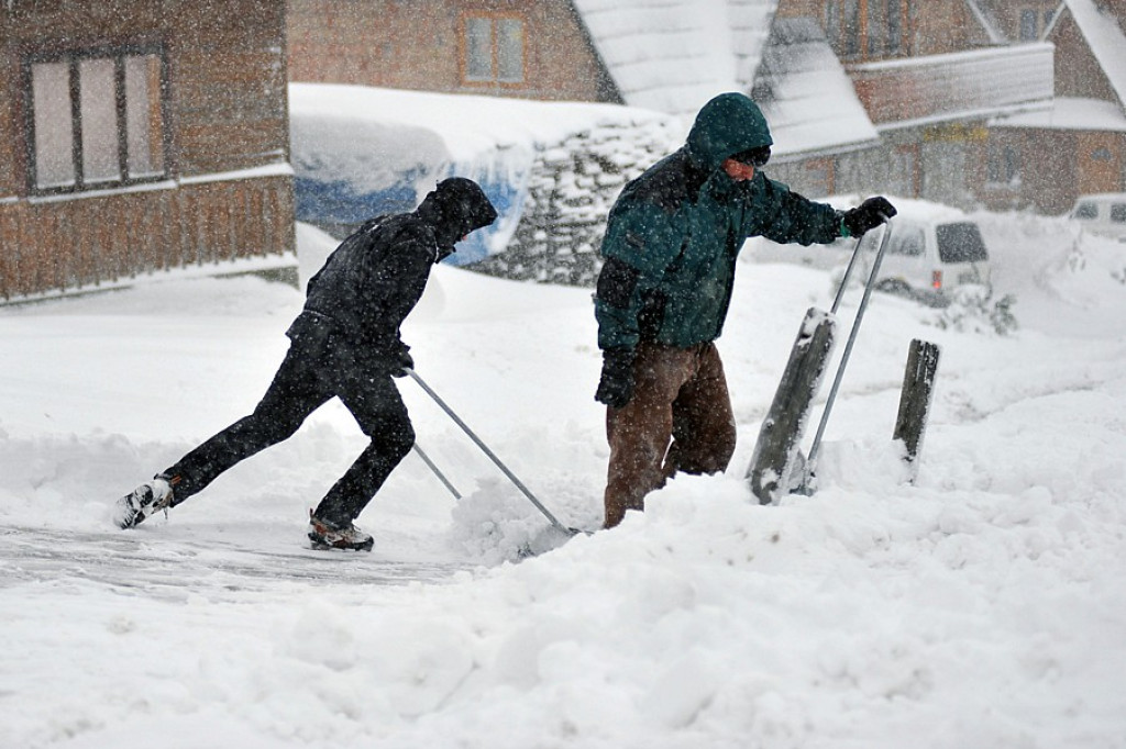 Pierwszy śnieg na Podhalu