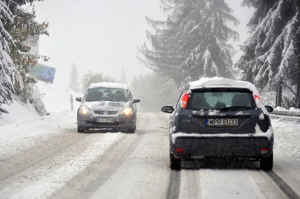 Pierwszy śnieg na Podhalu