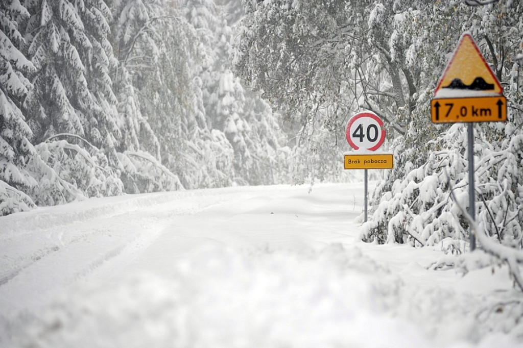 Pierwszy śnieg na Podhalu