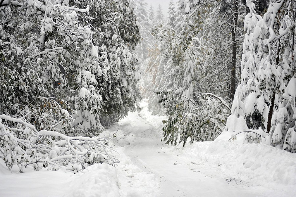 Pierwszy śnieg na Podhalu