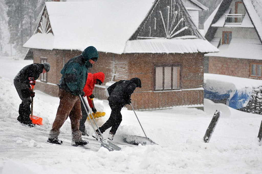 Pierwszy śnieg na Podhalu