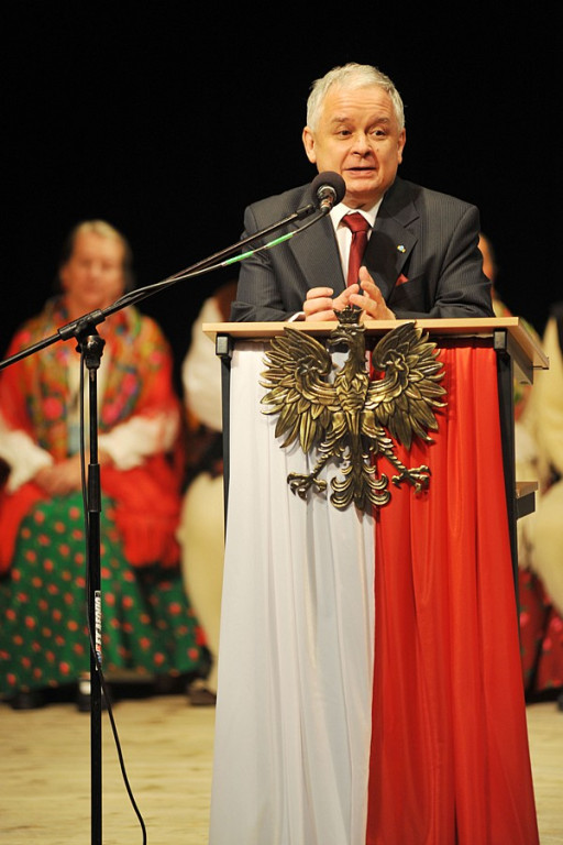 Prezydent Lech Kaczyński w Nowm Targu
