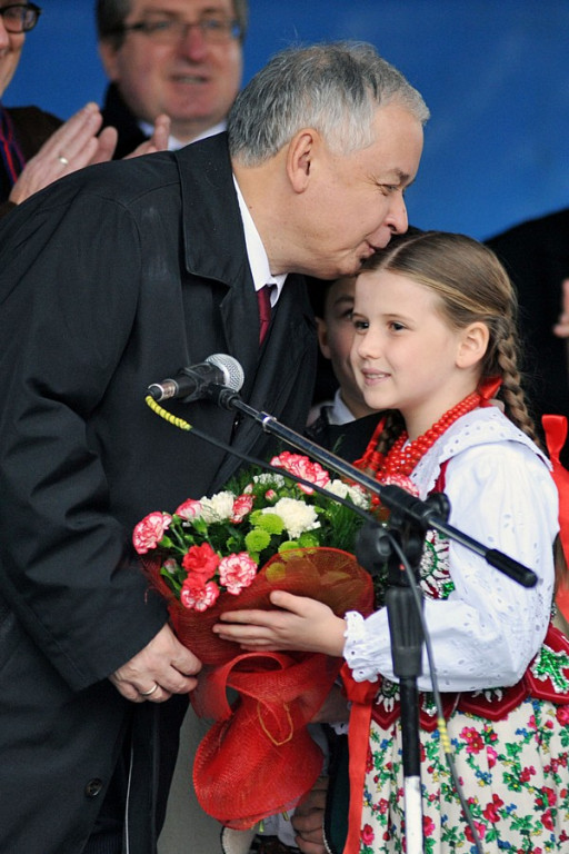 Prezydent Lech Kaczyński w Nowm Targu