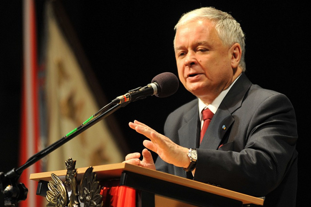 Prezydent Lech Kaczyński w Nowm Targu
