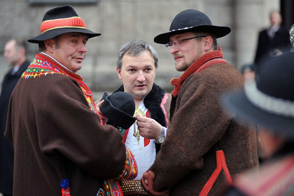 Prezydent Lech Kaczyński w Nowm Targu