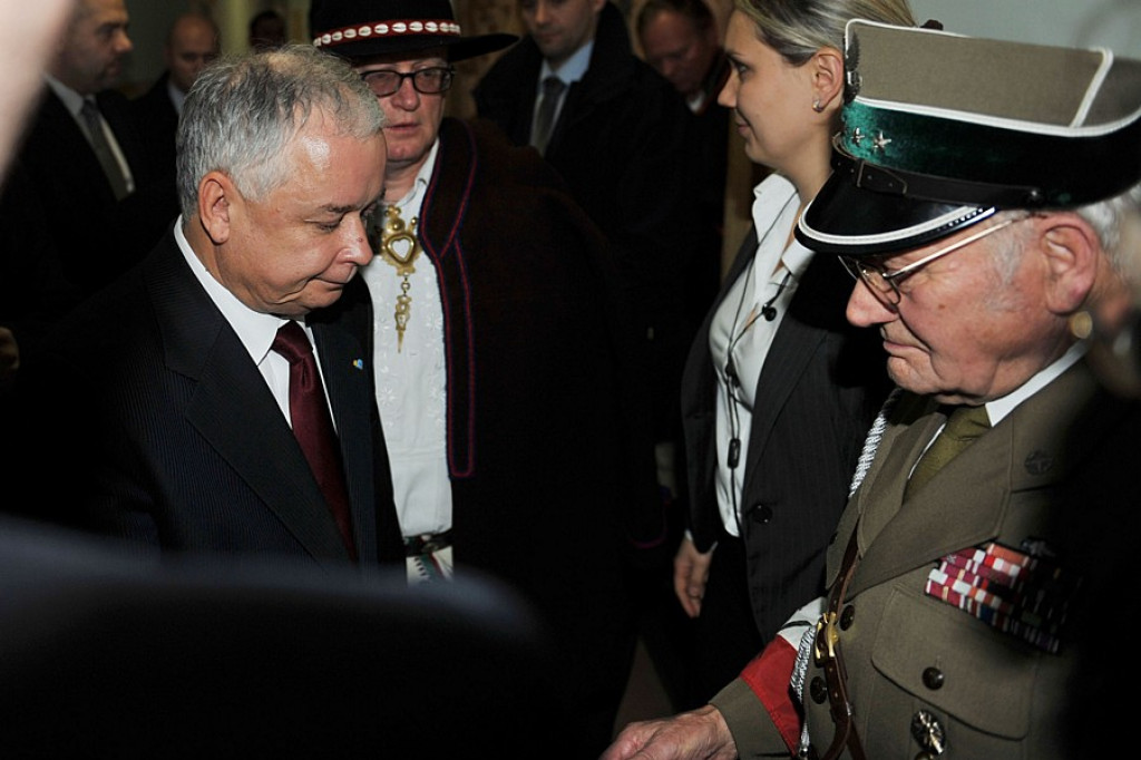 Prezydent Lech Kaczyński w Nowm Targu