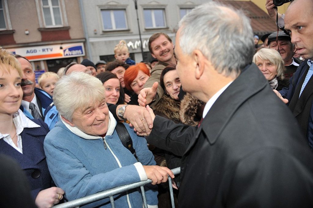 Prezydent Lech Kaczyński w Nowm Targu