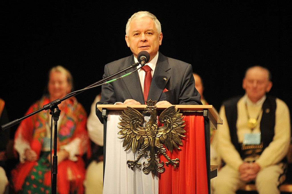 Prezydent Lech Kaczyński w Nowm Targu
