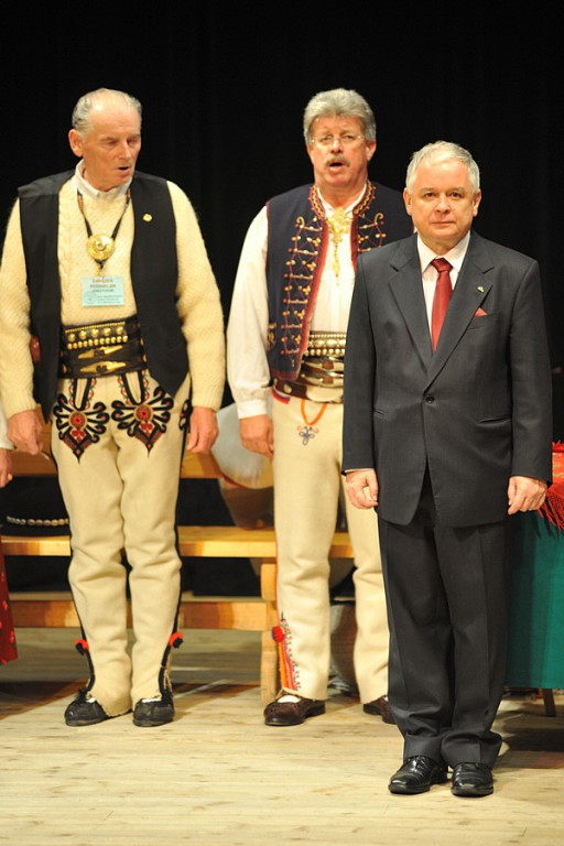 Prezydent Lech Kaczyński w Nowm Targu