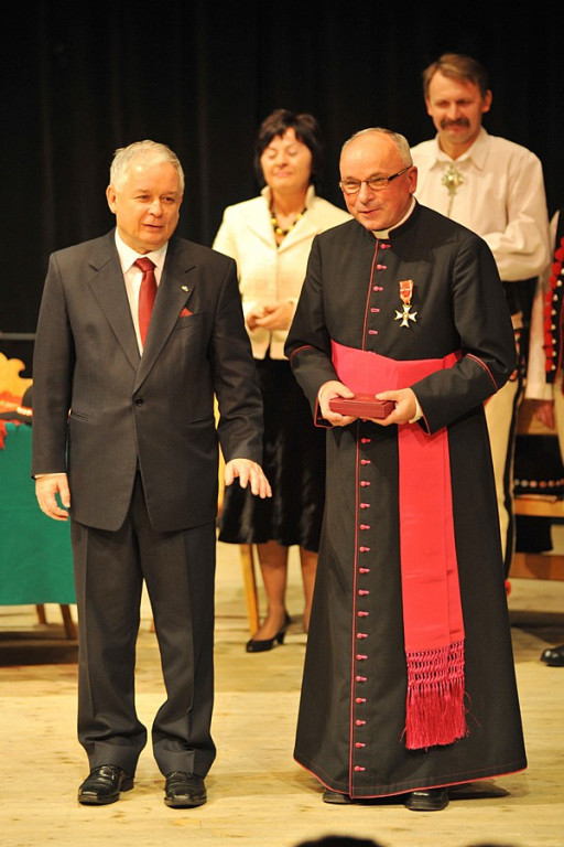 Prezydent Lech Kaczyński w Nowm Targu