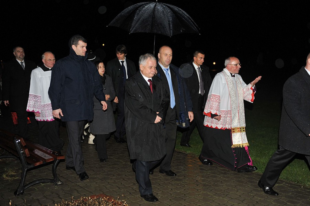 Prezydent Lech Kaczyński w Nowm Targu