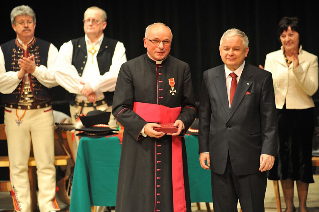 Prezydent Lech Kaczyński w Nowm Targu