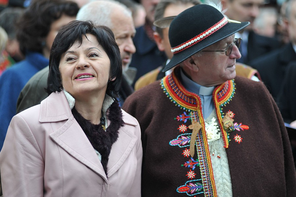 Prezydent Lech Kaczyński w Nowm Targu