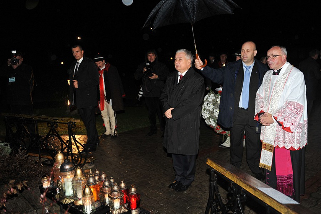 Prezydent Lech Kaczyński w Nowm Targu