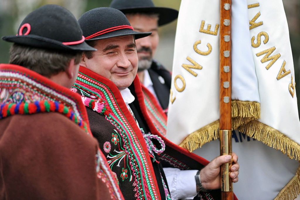 Prezydent Lech Kaczyński w Nowm Targu