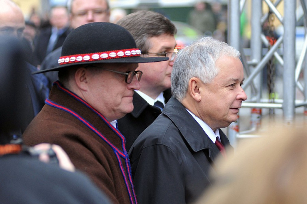 Prezydent Lech Kaczyński w Nowm Targu